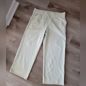 Reebok Full-Length Wide-Leg Sweatpants - XL - Light Mint Green